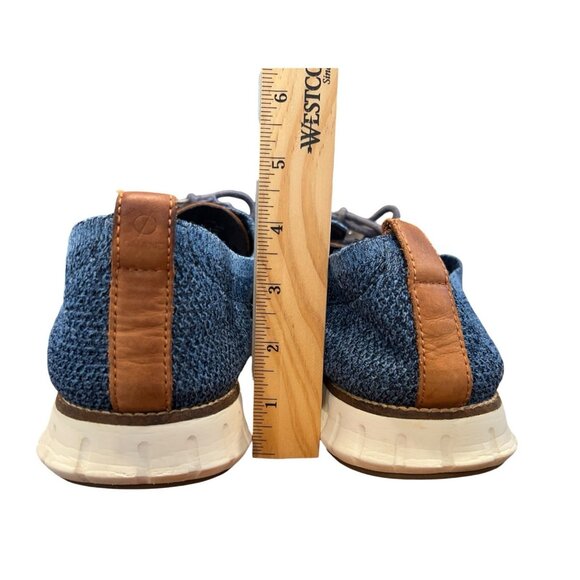Cole Haan Grand.os Zerogrand Blue Fabric Wingtip Oxford Men 13 M Casual Comfort main image 6